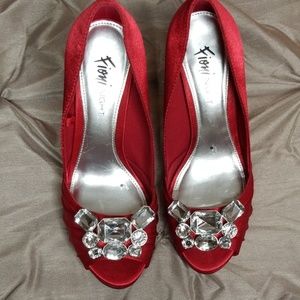 Red Mistletoe Shoes